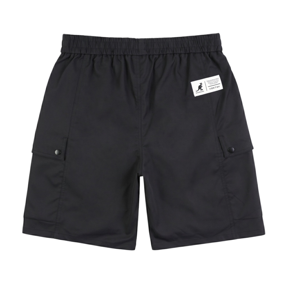 KANGOL 短褲 黑色 扣環 工裝 休閒短褲 中性 6625152020