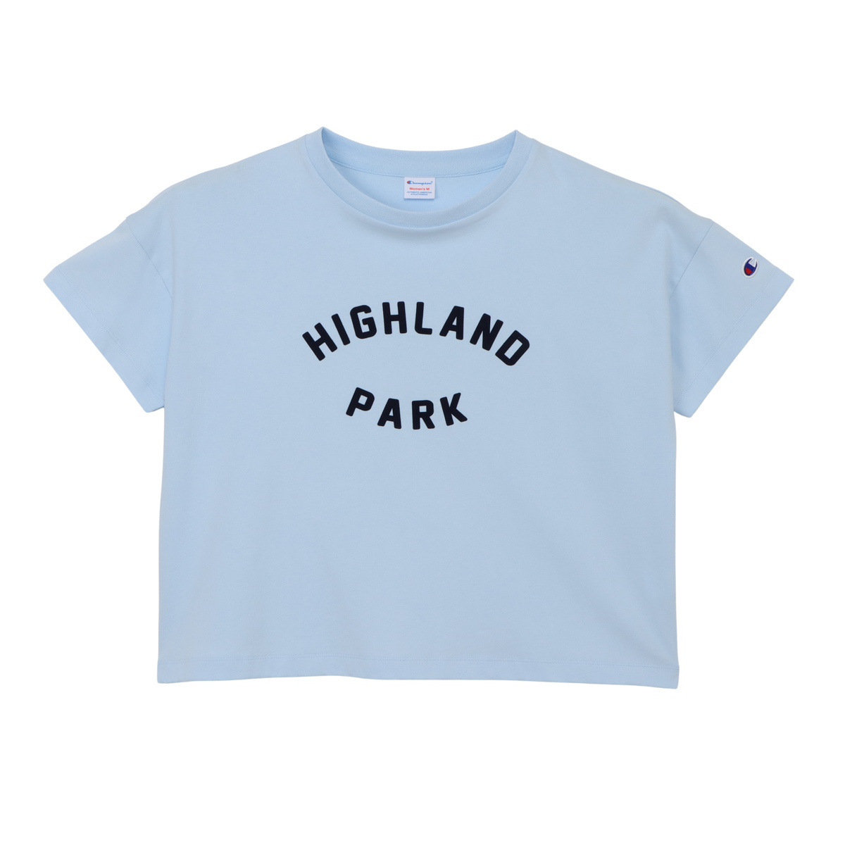 女款-CASUAL 寬版短袖棉TEE-淺藍色（CW-D312-322）