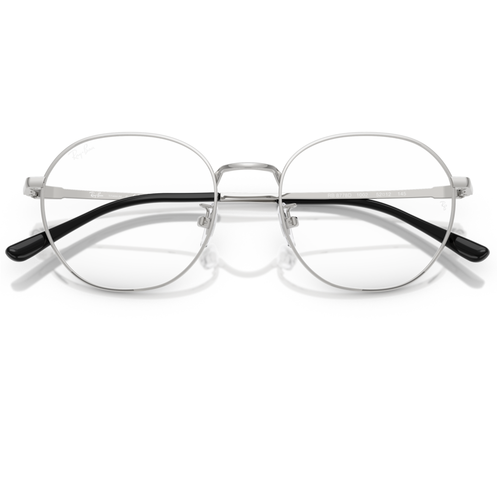 【RayBan】RB8778D_1002-52mm 光學眼鏡♦(銀色)