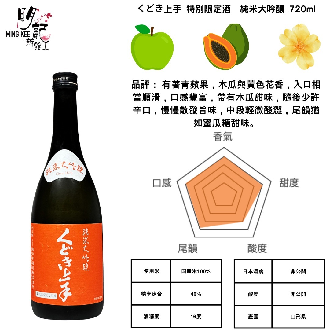 くどき上手 特別限定酒 720ml