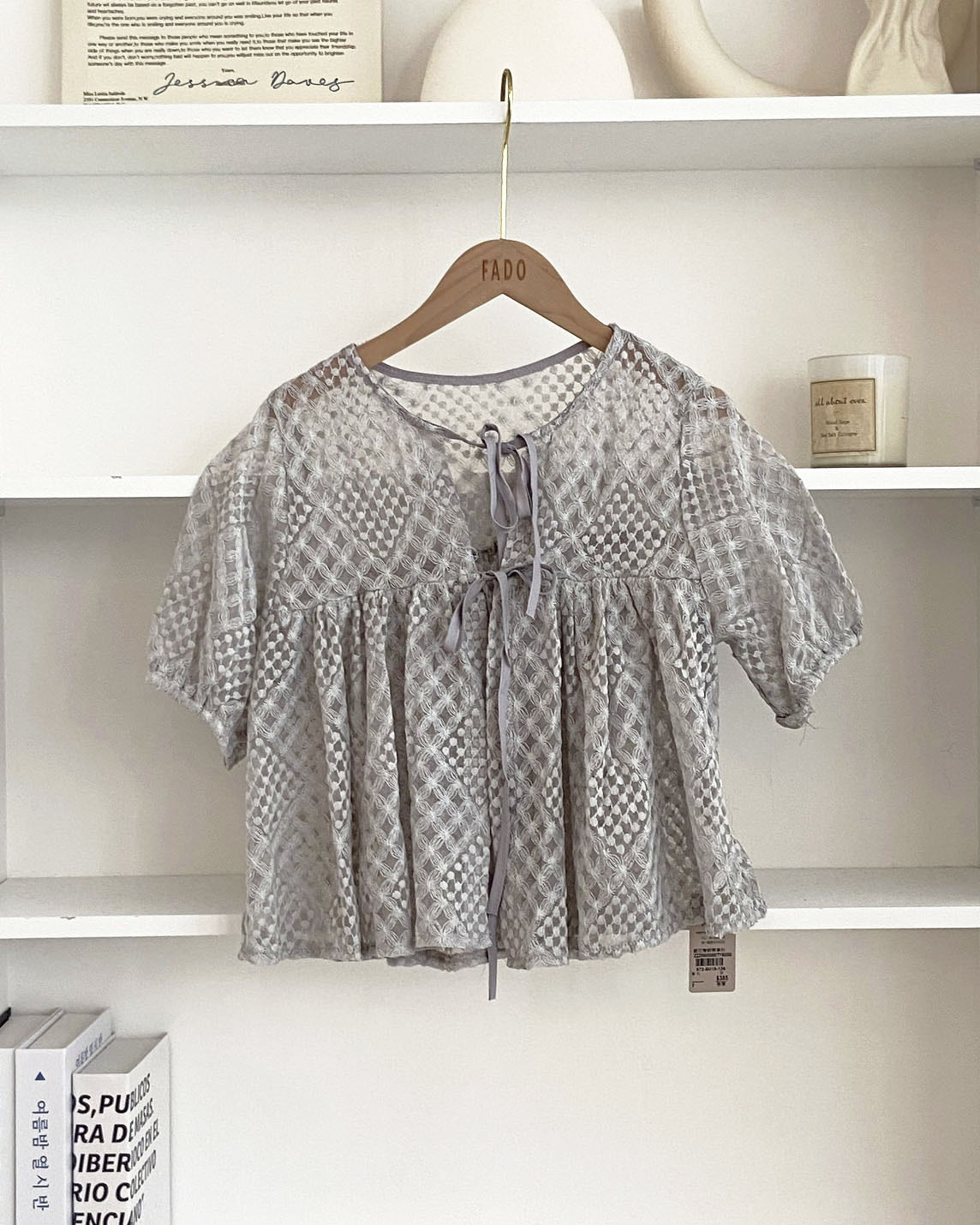 法朵Fado shop｜鏤空蕾絲娃娃裝罩衫 872B018 三色