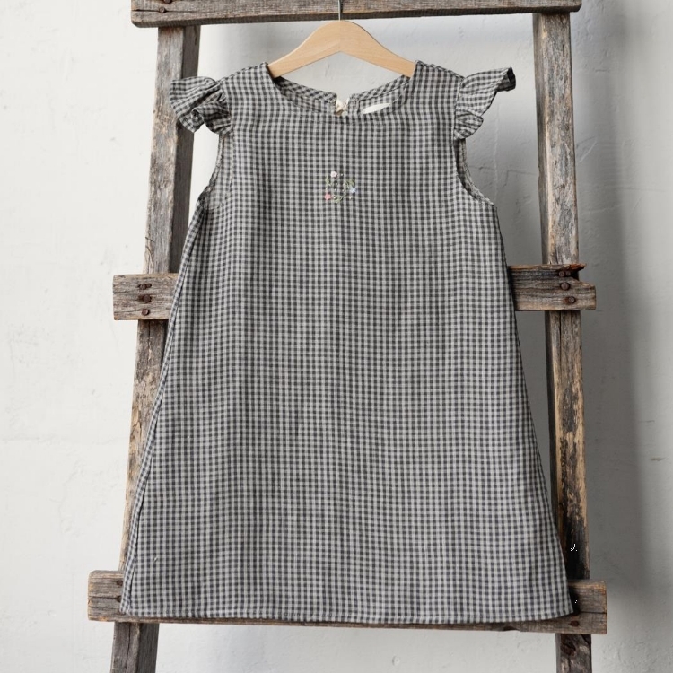 (預購)ALL THE BEAUTIFUL LINEN 氣質壓褶袖綁帶洋裝 FAIRY DRESS (NEW)