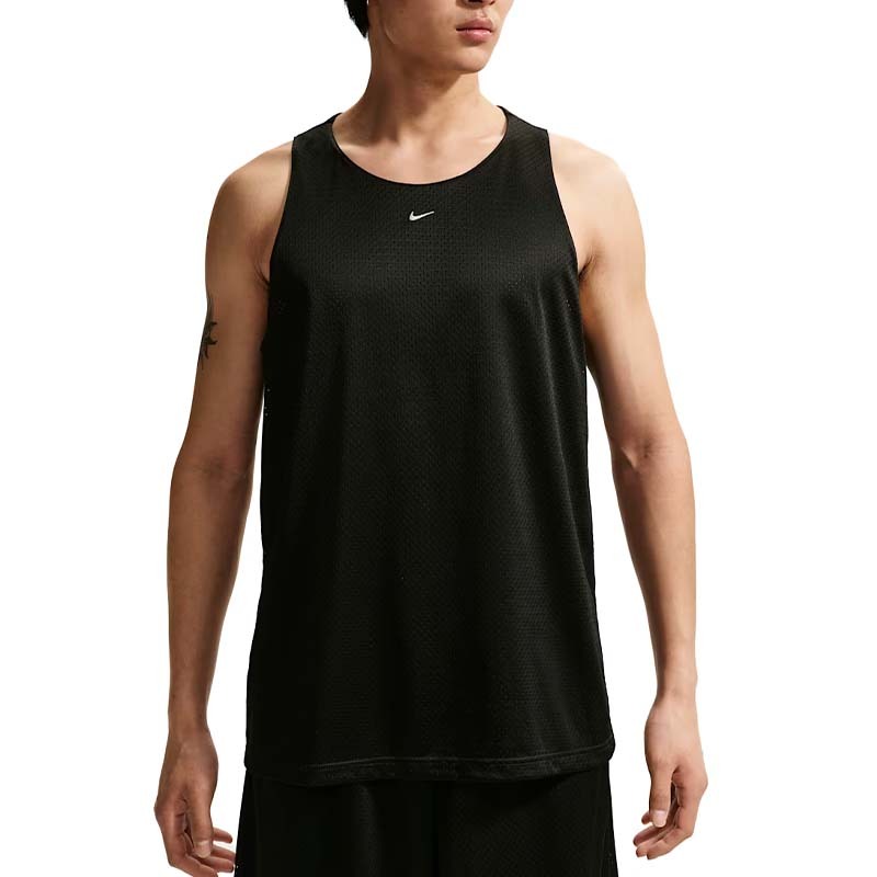 Nike Standard Issue 男款練習網布籃球球衣 運動 無袖 黑色 IF2601-010 [台灣現貨]