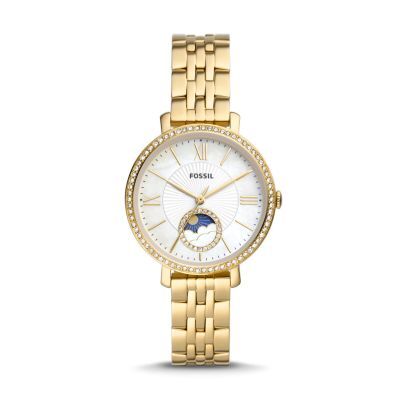 【FOSSIL】ES5167 氣質女伶 日月星辰 不鏽鋼 石英 女生 手錶