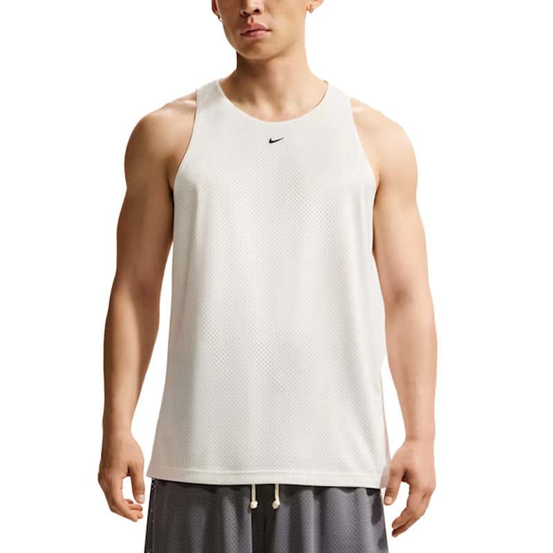 Nike Standard Issue 男款練習網布籃球球衣 運動 無袖 白色 IF2601-133 [台灣現貨]