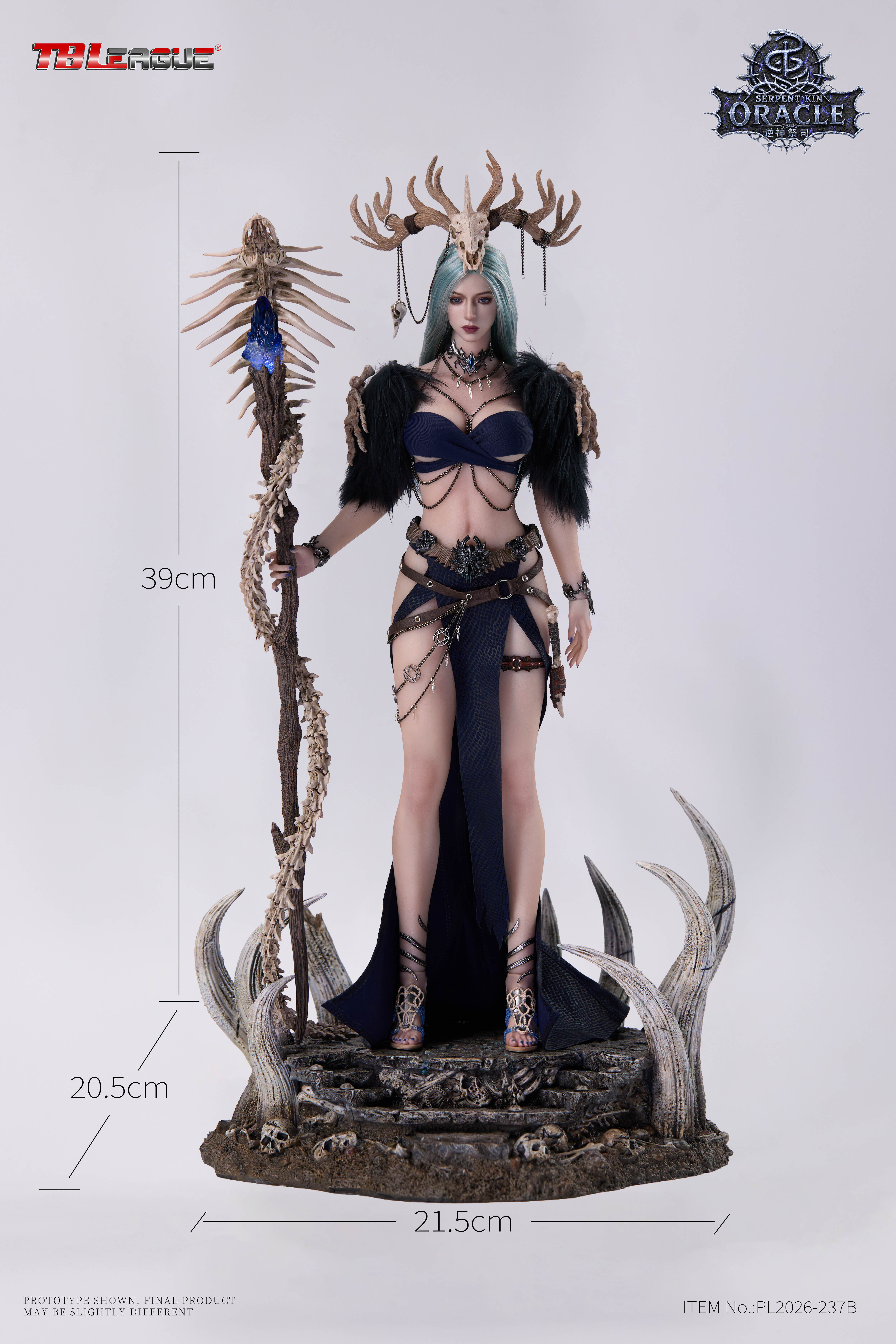 (預訂) TBLeague PL2026-237B 1/6 惡靈女王 納迦  可動人偶