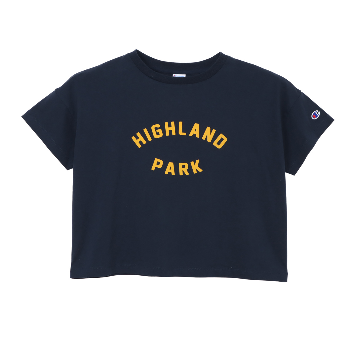 女款-CASUAL 寬版短袖棉TEE-深藍色（CW-D312-370）