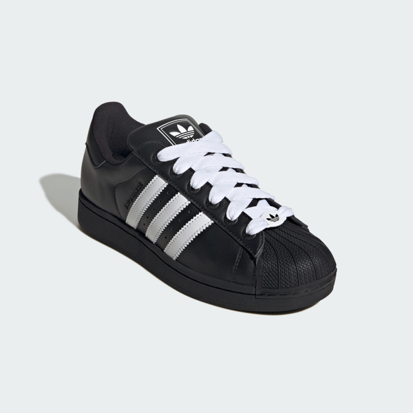 Adidas 愛迪達 Superstar Ii KK4474 男女 休閒鞋 復古 皮革 流行 黑 白鞋帶 貝殼鞋