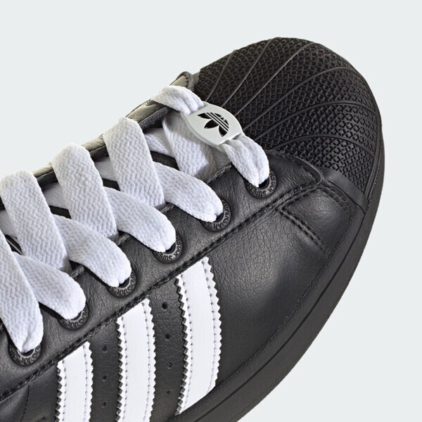 Adidas 愛迪達 Superstar Ii KK4474 男女 休閒鞋 復古 皮革 流行 黑 白鞋帶 貝殼鞋