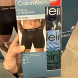 [S] CALVIN KLEIN 3 PACK BOXER BRIEF MICROFIBER, 1804075-PCTSLVRLKBL (SCK871)