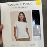 [S] BANANA REPUBLIC BLACK/HGREY/WHITE 3 PACK CLASSIC CREW TSHIRT, 1965725-BLKHGRYWHT (SZZ1177)