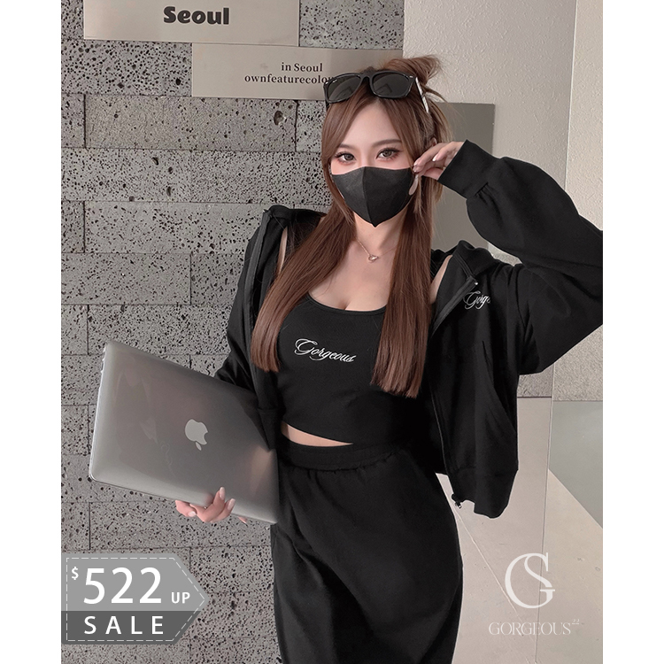 G9848 「星球軌道-一圈360°BRA TOP(長版)」