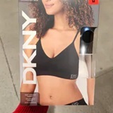 [S] DKNY WOMEN'S SEAMLESS BRA 2PACK, 1966456-BLKIVRYPK (SD2077)