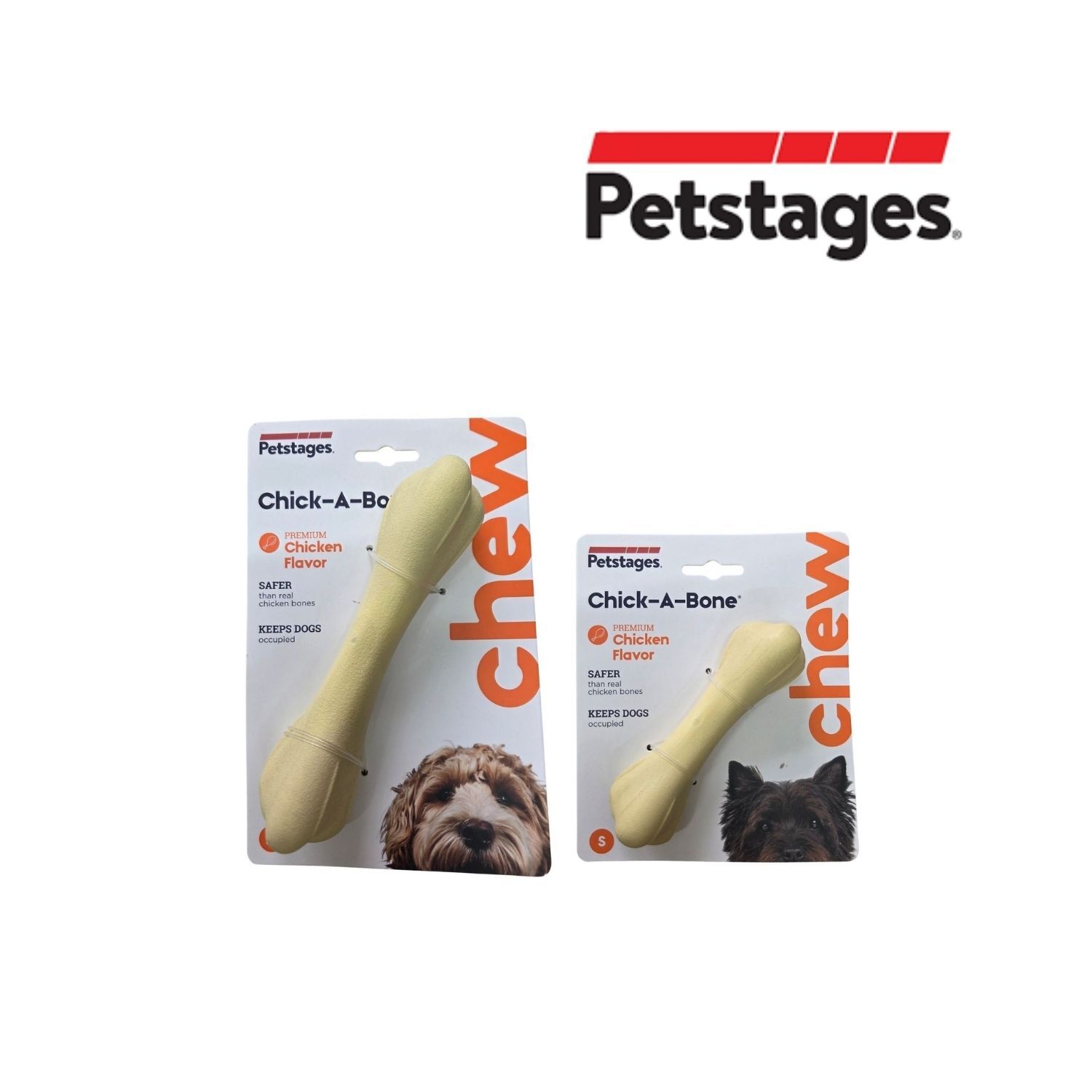 美國Petstages 雞骨風味耐咬玩具 (尺寸可選)