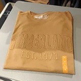 [S] TIMBERLAND WHEAT WASHED EMBROIDERED LOGO TSHIRT, TB0A6669-P47 (STL24)