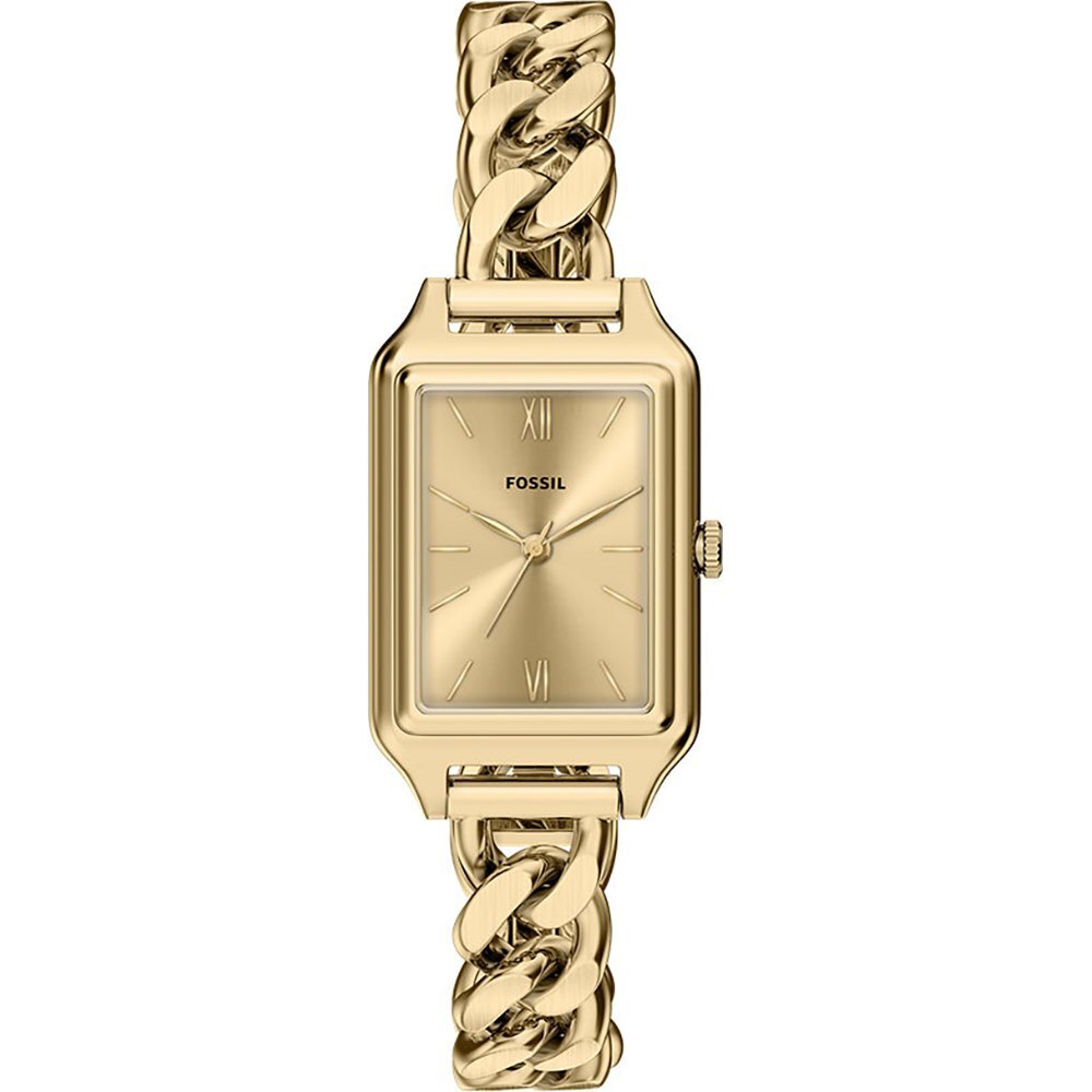 【FOSSIL】簡約羅馬字 日期 不鏽鋼 石英 女生 手鍊 手錶 ES5478