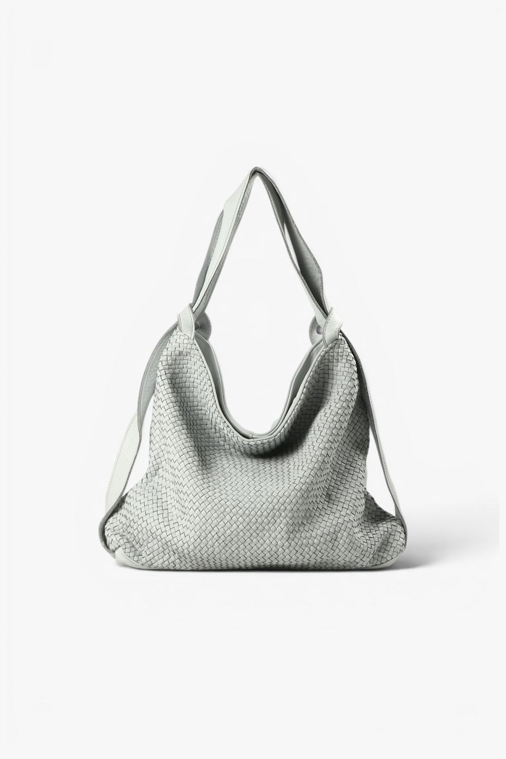 Doppia Woven 編織兩用包 灰藍