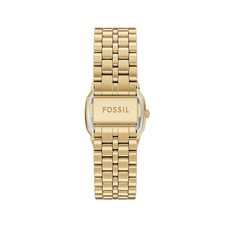 【FOSSIL】復古羅馬字 金色 鑲鑽 不鏽鋼 石英 女生 手錶 ES5489