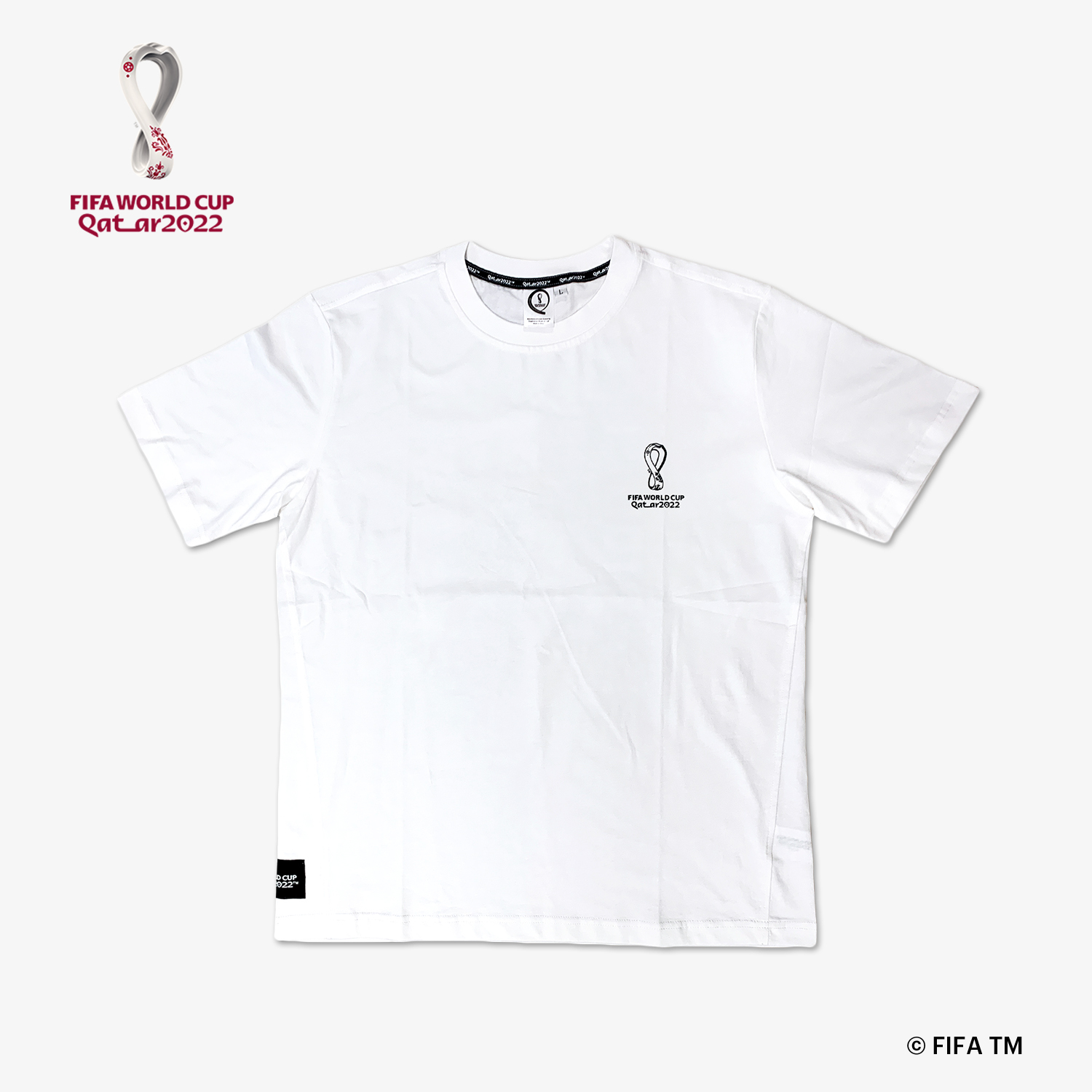 世界盃足球賽-短袖T-shirt-足球款-白
