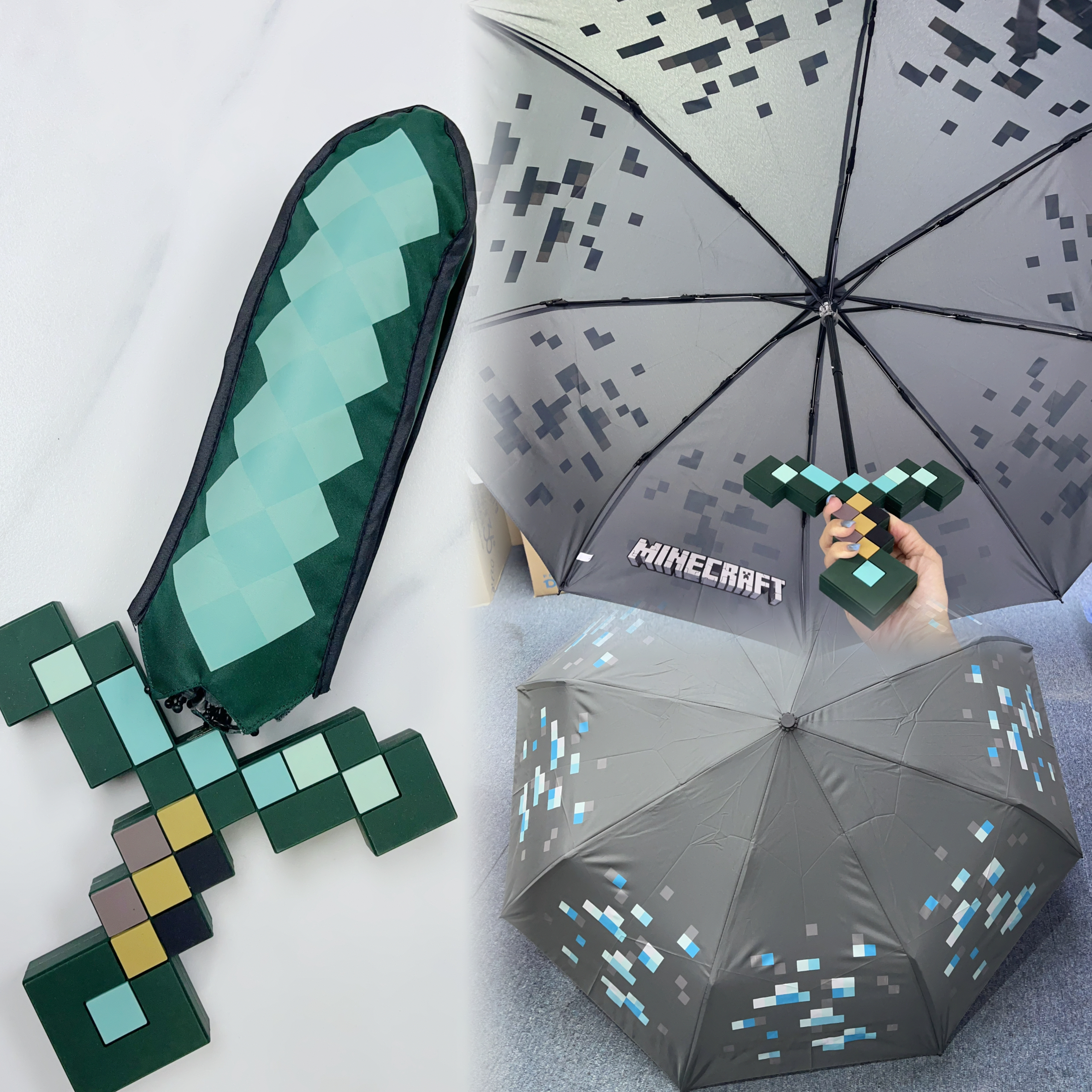 Minecraft 劍縮骨遮😎