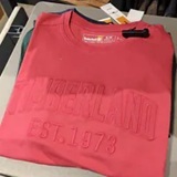 [S] TIMBERLAND BERRY RED WASHED EMBROIDERED LOG, TB0A6669-N96 (STL29)