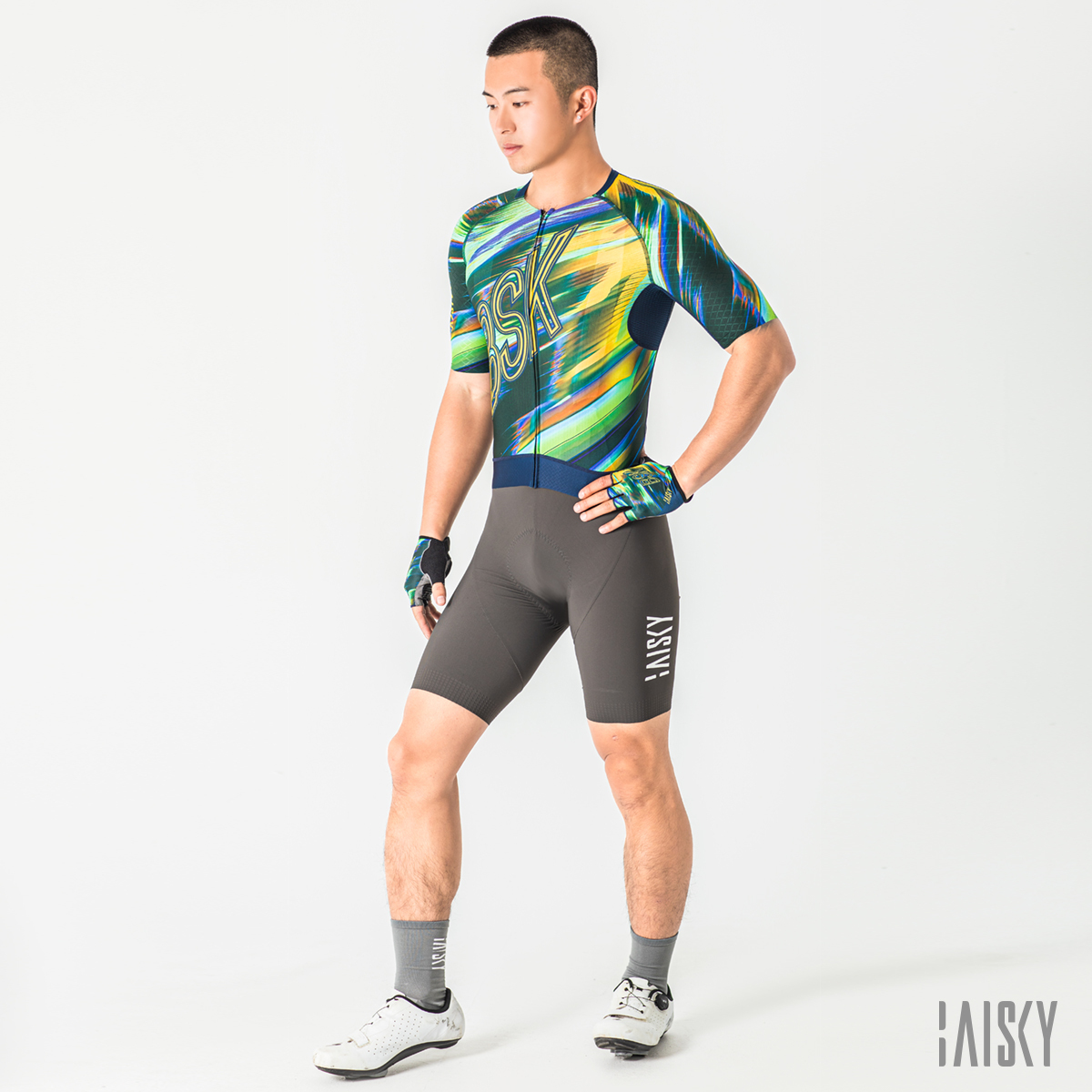 【組合商品】男款車隊款霓光綠三件組