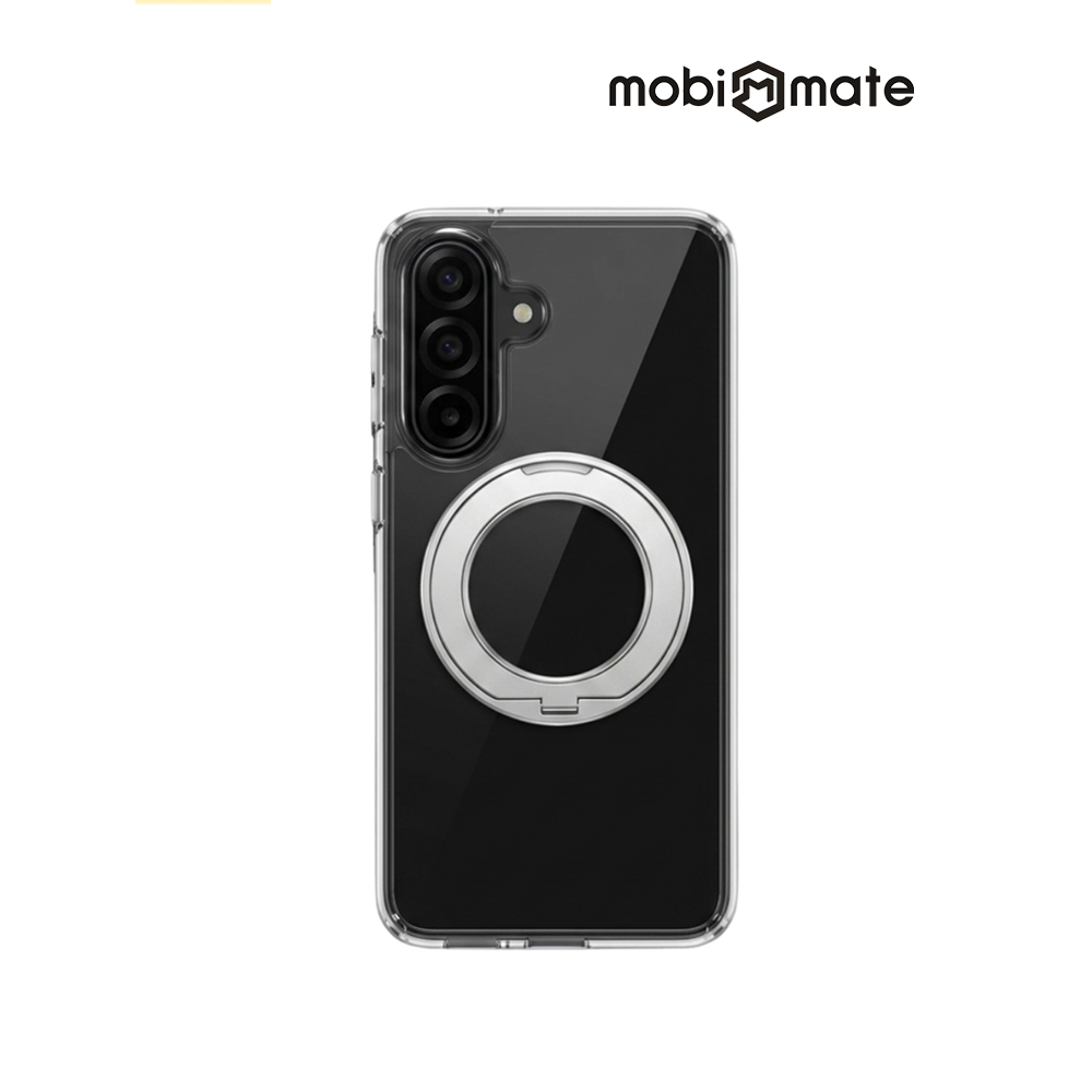 Mobi Mate 三星A27磁吸旋轉支架保護殼-透明
