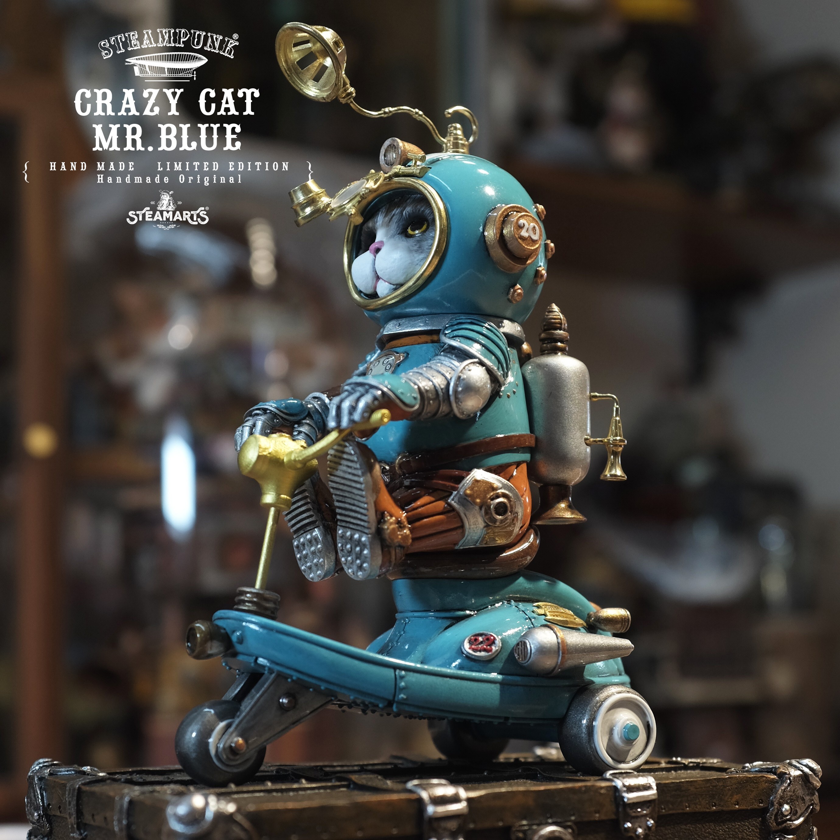 (預訂) Steam Factory (STEAMARTS) SA2026CCMBMS01 19cm Mr. Blue's Little Motorcycle