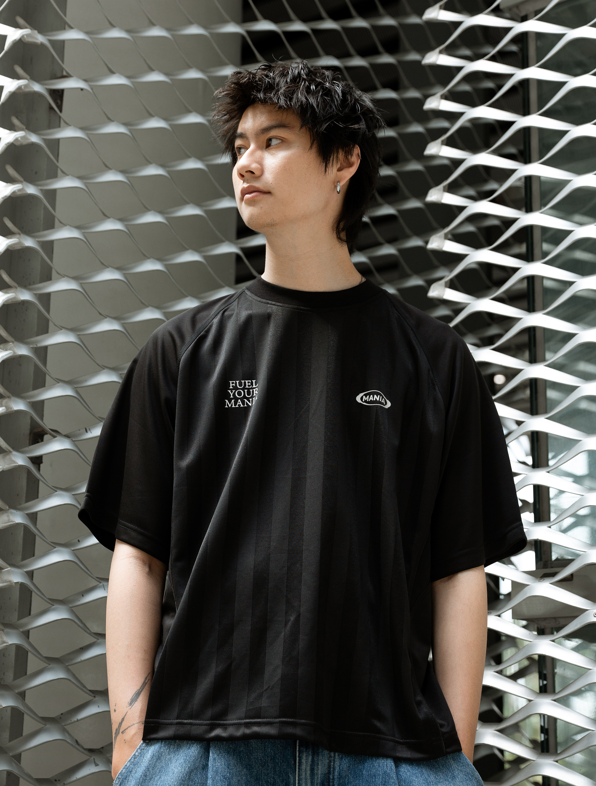 MANIA 條紋球衣短T｜Panel Jersey（26SS）