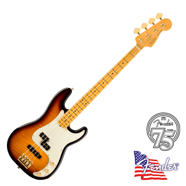 Fender USA 75th 週年 Professional PJ Bass 2TS 電貝斯