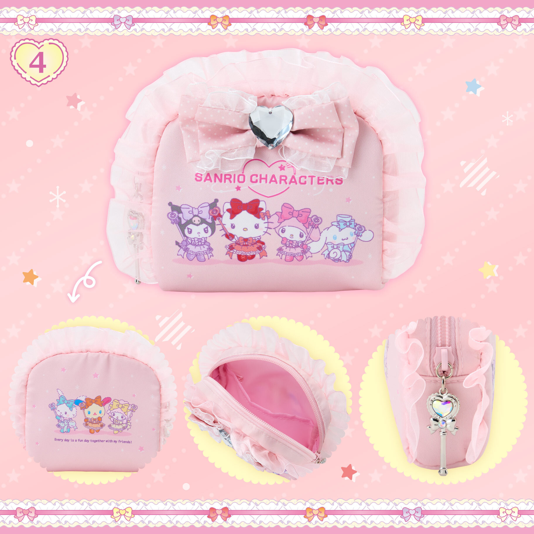 日本 Sanrio 偶像服裝系列 化妝袋