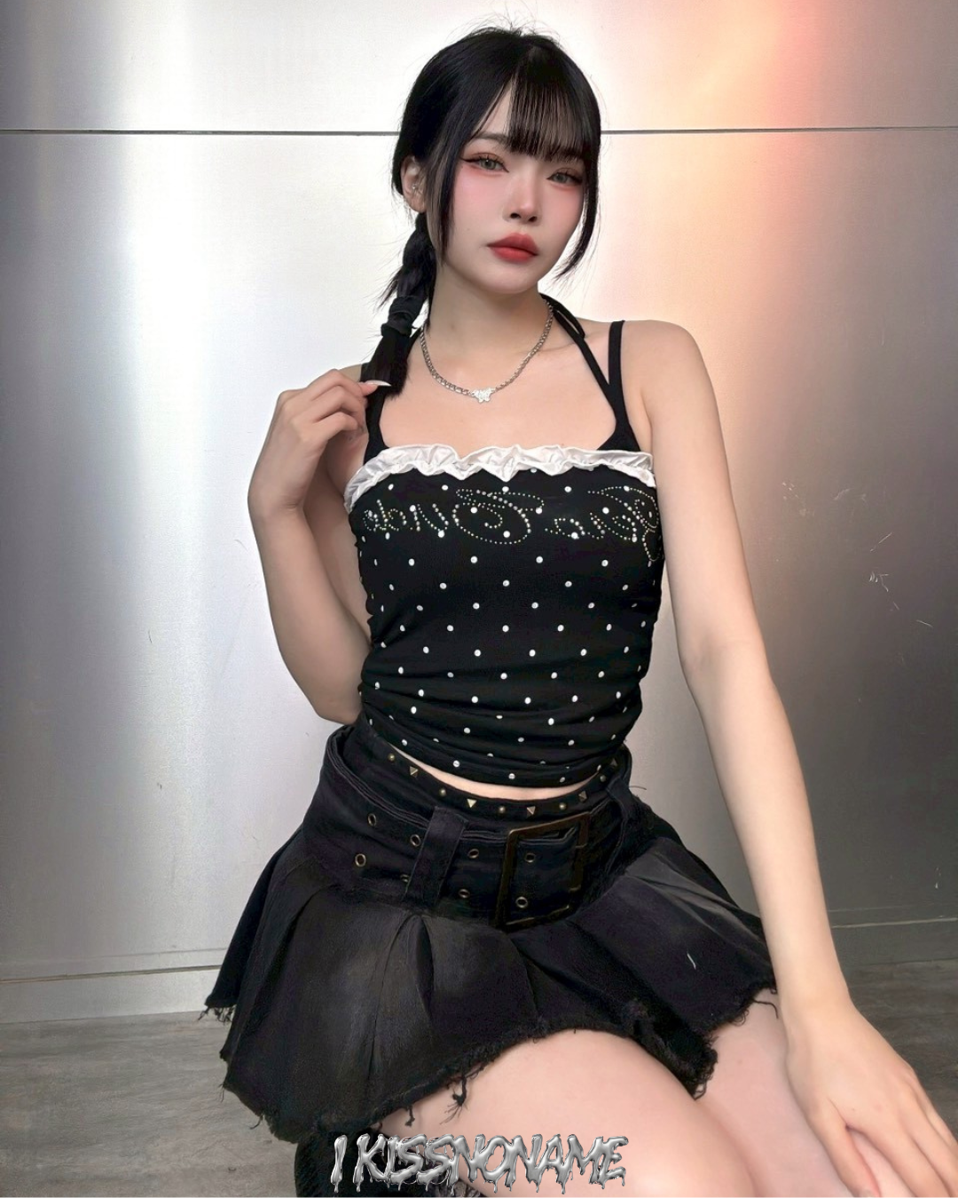 點點平口背心