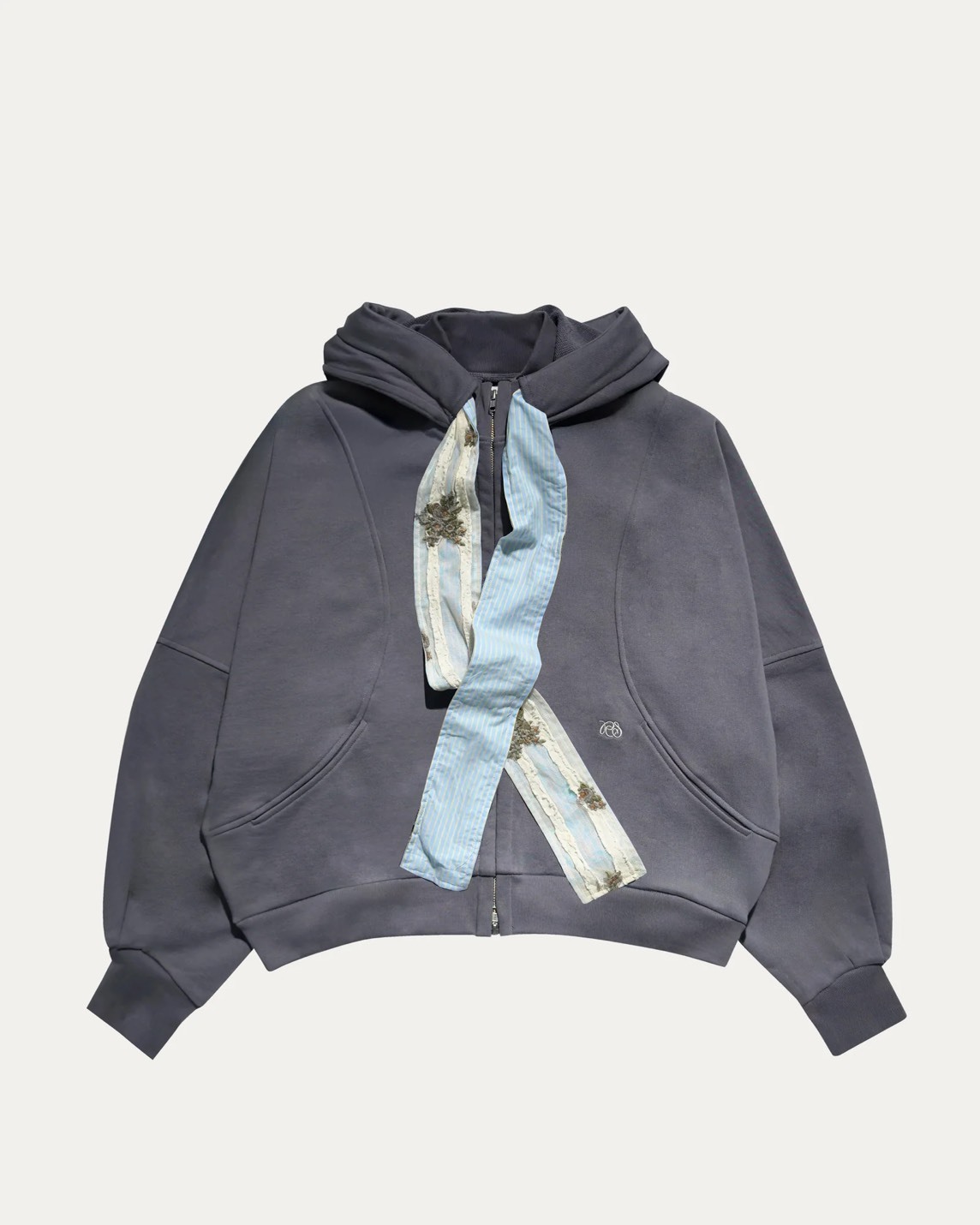 PCES 05 Cropped Cat Hoodie Jacket Yellow