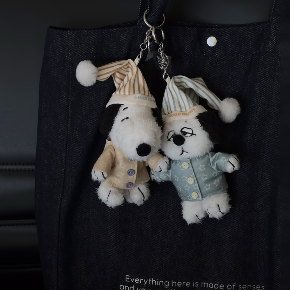 (預購）PEANUTS SNOOPY好夢系列睡衣 吊飾 玩偶