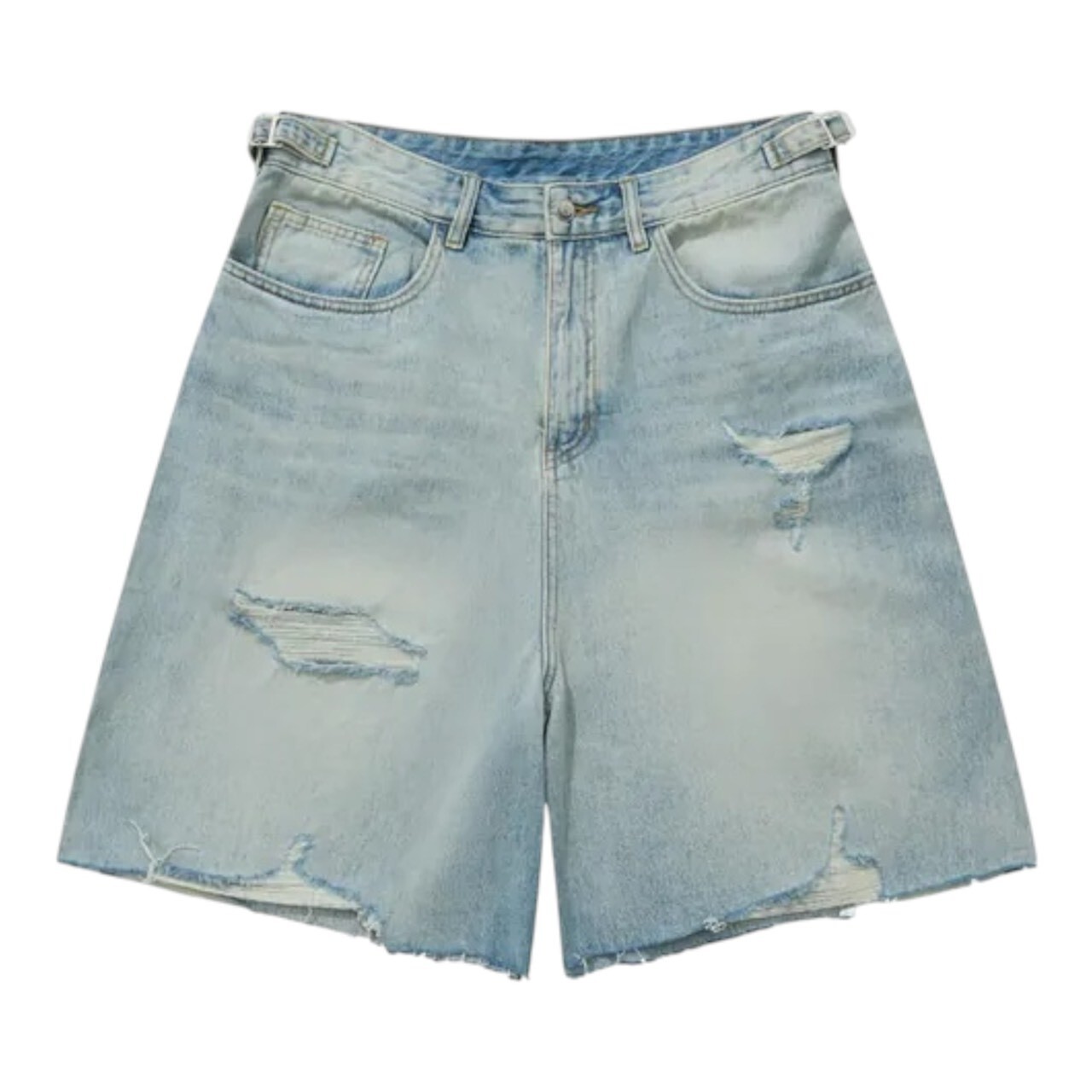 SENSE DESTROYED DENIM SHORTS SIZE 3
