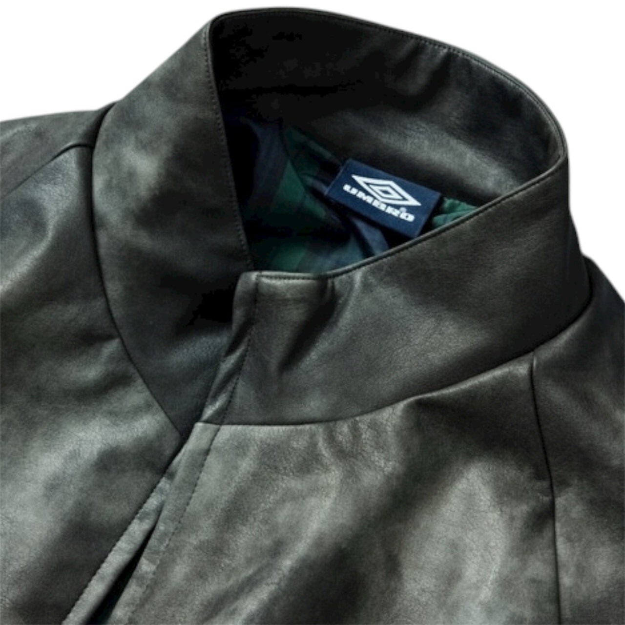 UMBRO X FREAK’S STORE / 別注 Leatherette Stand Collar Blouson SIZE L