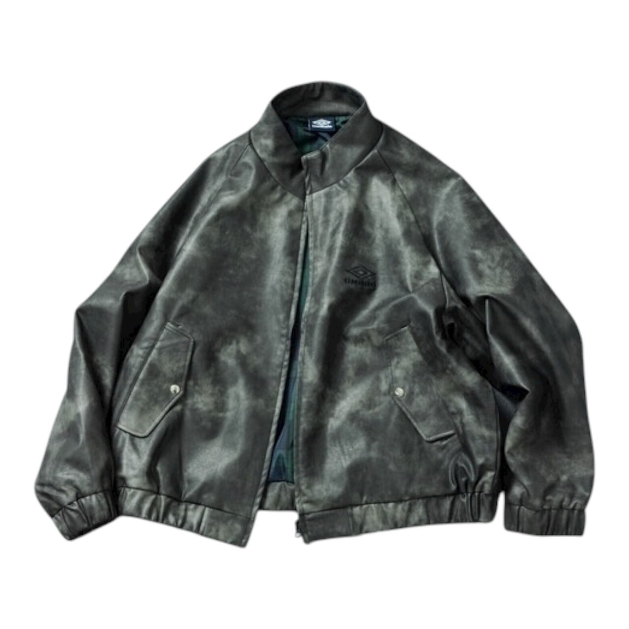 UMBRO X FREAK’S STORE / 別注 Leatherette Stand Collar Blouson SIZE L