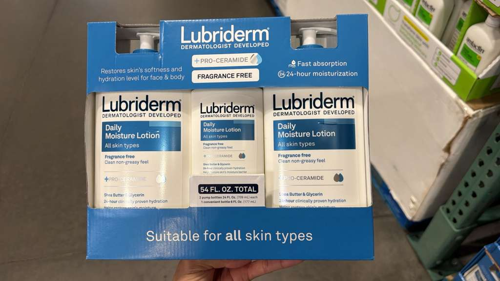 BC003 Lubriderm 每日保濕無香乳液組合(709ml X 2支+177ml X 1支)