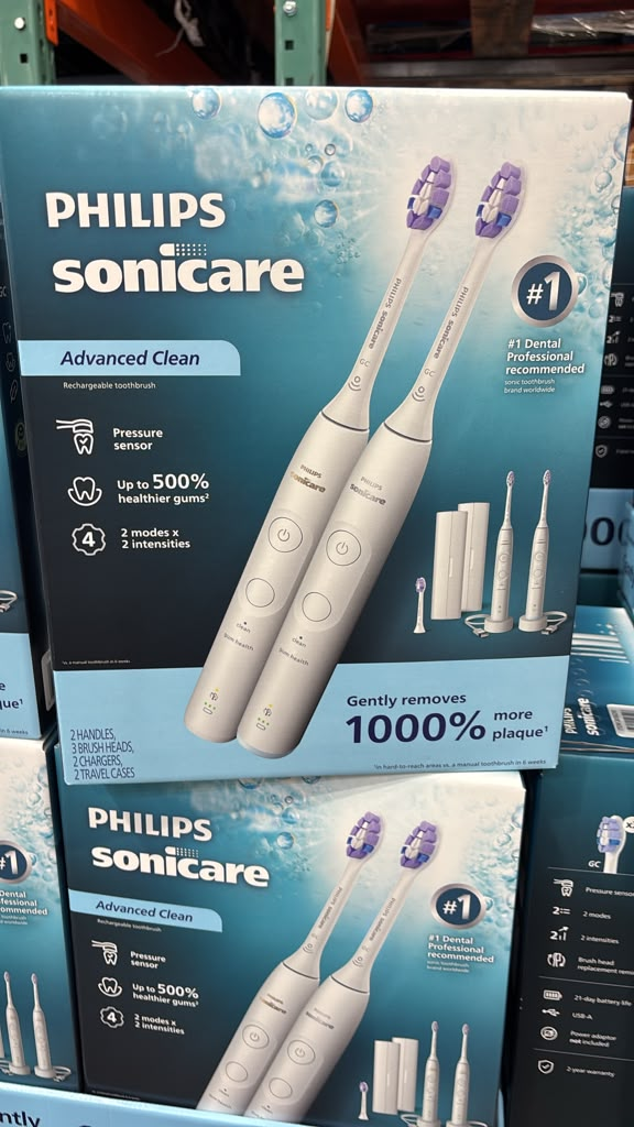 BC006 Philips Sonicare Advanced Clean 高階音波震動電動牙刷2支裝