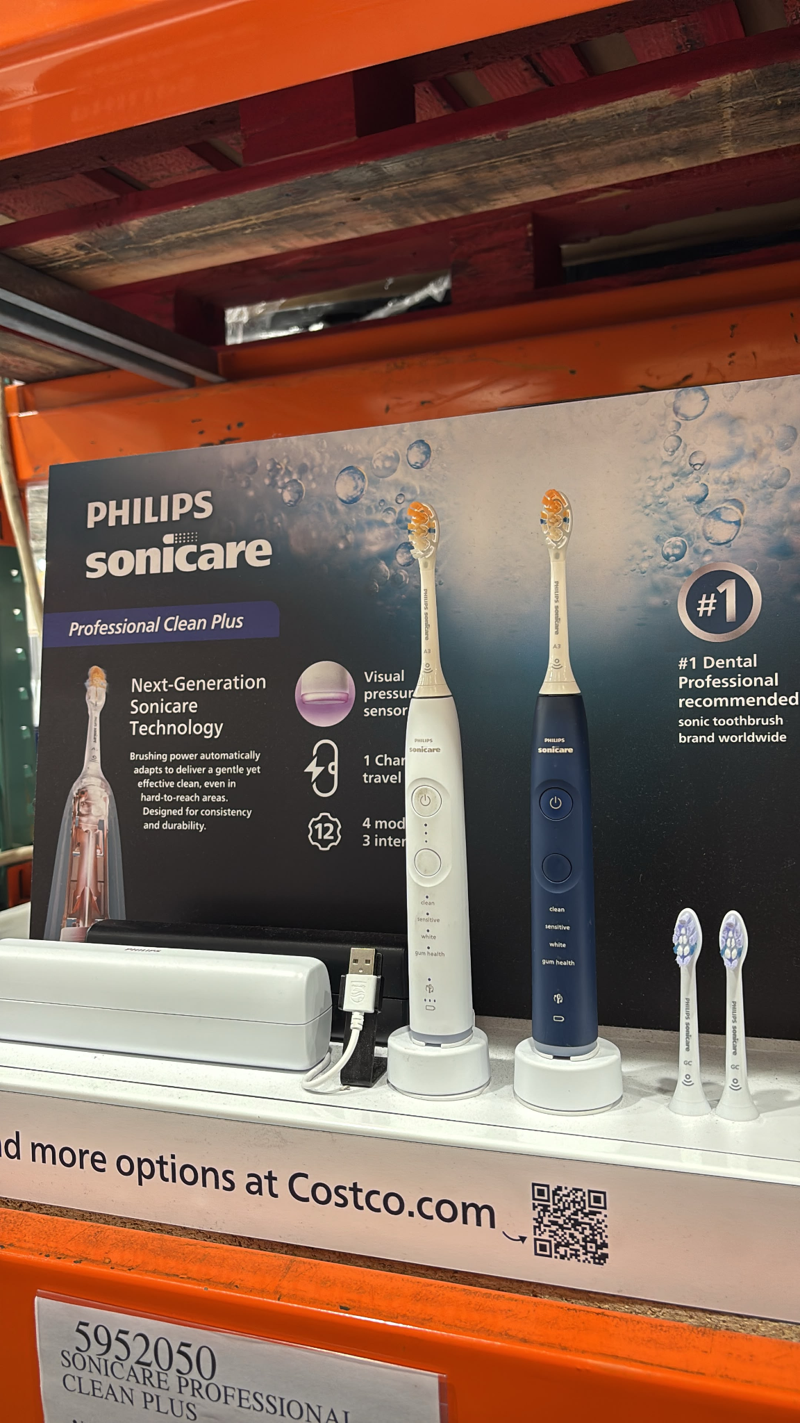BC007 Philips Sonicare Professional Clean Plus 專業潔淨音波電動牙刷2支裝