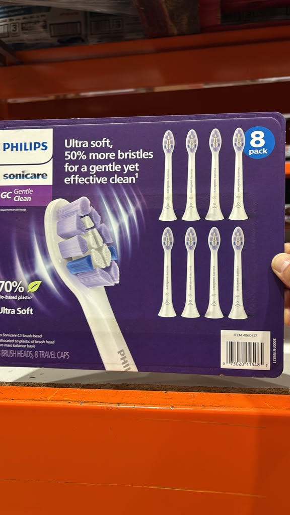 BC009 Philips Sonicare GC (Gentle Clean) 超極軟毛敏感型替換刷頭8個裝