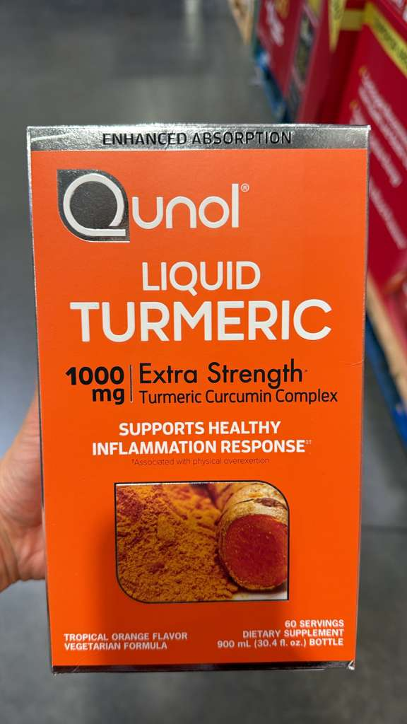 BC018 Qunol Liquid Turmeric 1000mg 高吸收強效液體薑黃素900ml EXP:2028.04