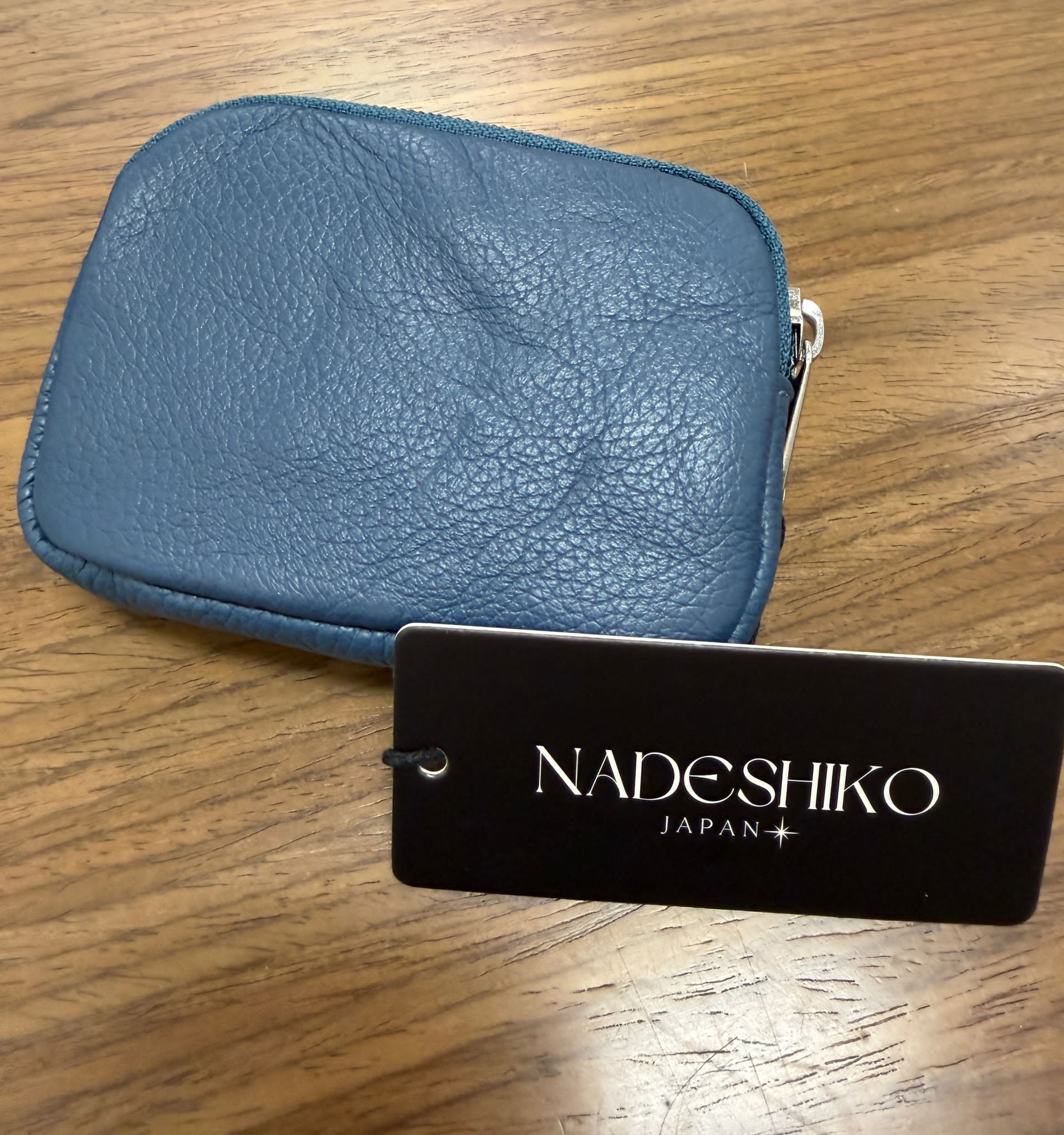 日本🇯🇵品牌 Nadeshiko 真皮零錢包（Blue/Orange/Grey/Purple/BLACK黑色）
