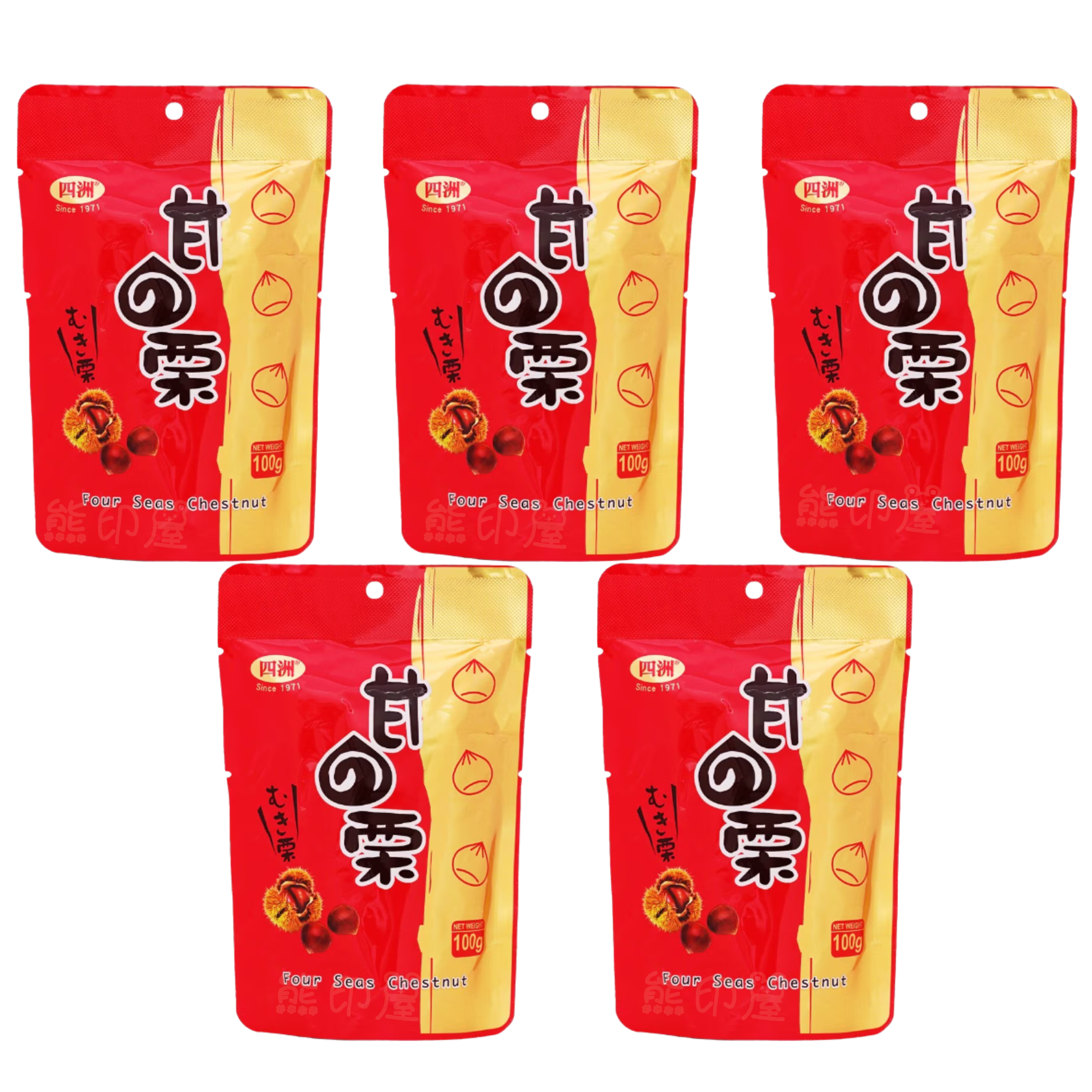 四洲甘栗 50G X 5