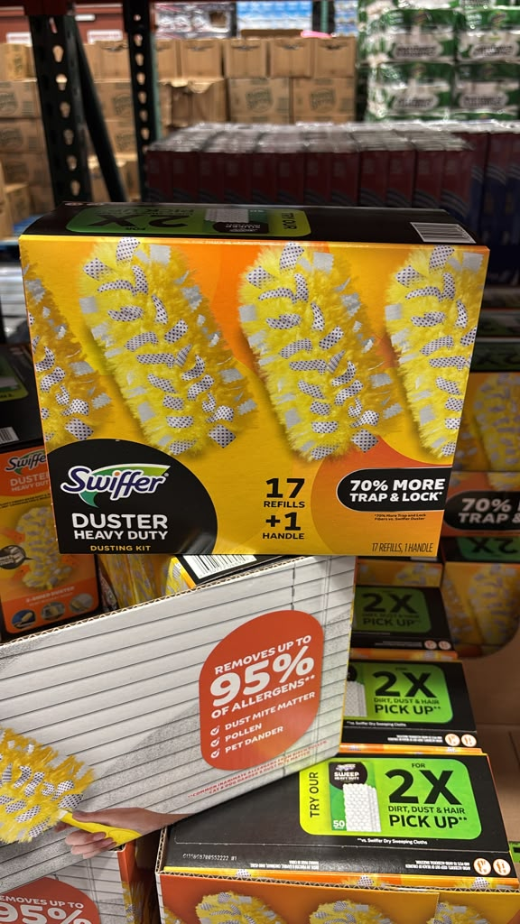 BC027 Swiffer Duster Heavy Duty 強效型除塵除敏撢子套裝(1支專用握柄 + 17 片替換撢頭)