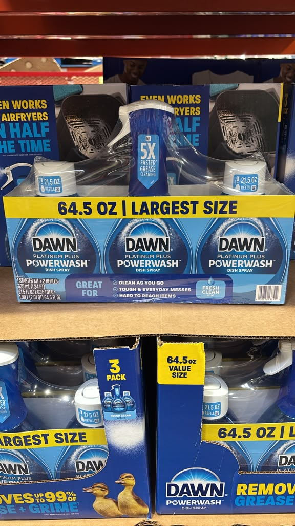 BC029 Dawn Platinum Plus Powerwash 噴霧式強效洗潔精套裝(1 支635ML主裝+2支635ML替換裝)