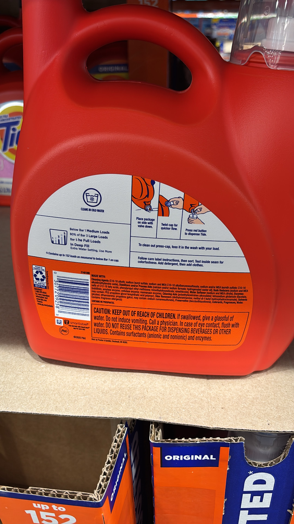 BC032 Tide Ultra Concentrated Original 汰漬超濃縮強效液體洗衣精5.02L
