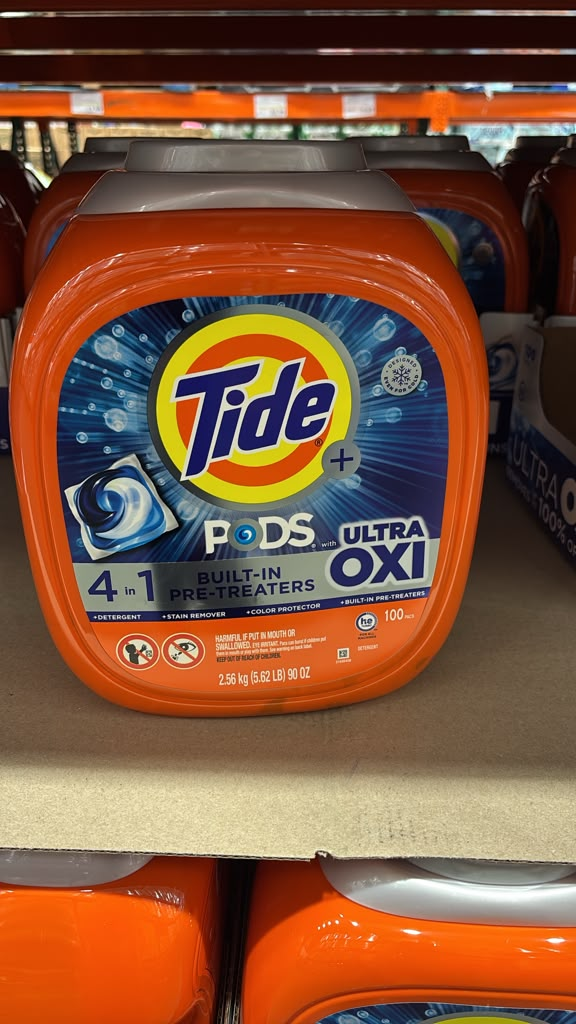 BC033 Tide PODS Ultra OXI 4合1強效活氧洗衣膠囊 100粒