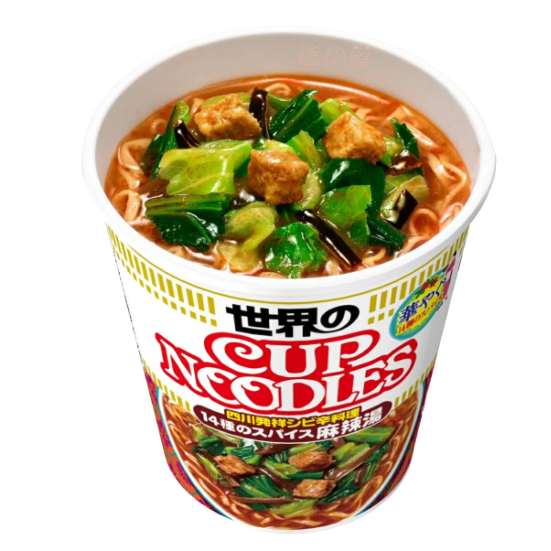 日清四川風味14種香料麻辣湯 即食杯麵 75G