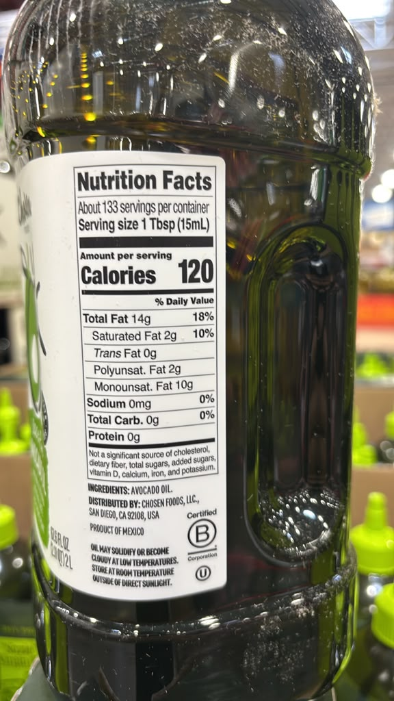 BC045 Chosen Foods 100% 牛油果油2L EXP:2027.07